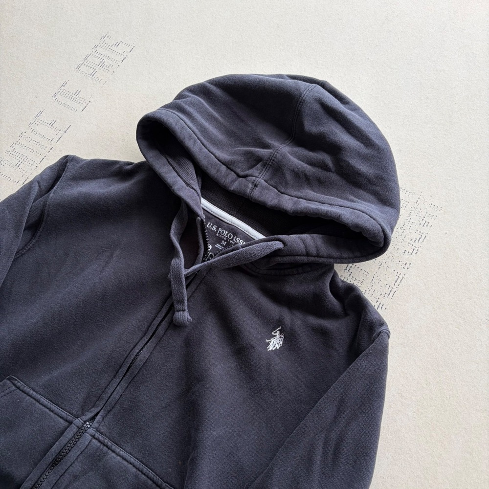 Y2K distressed style U.S. Polo Assn. Hoodie